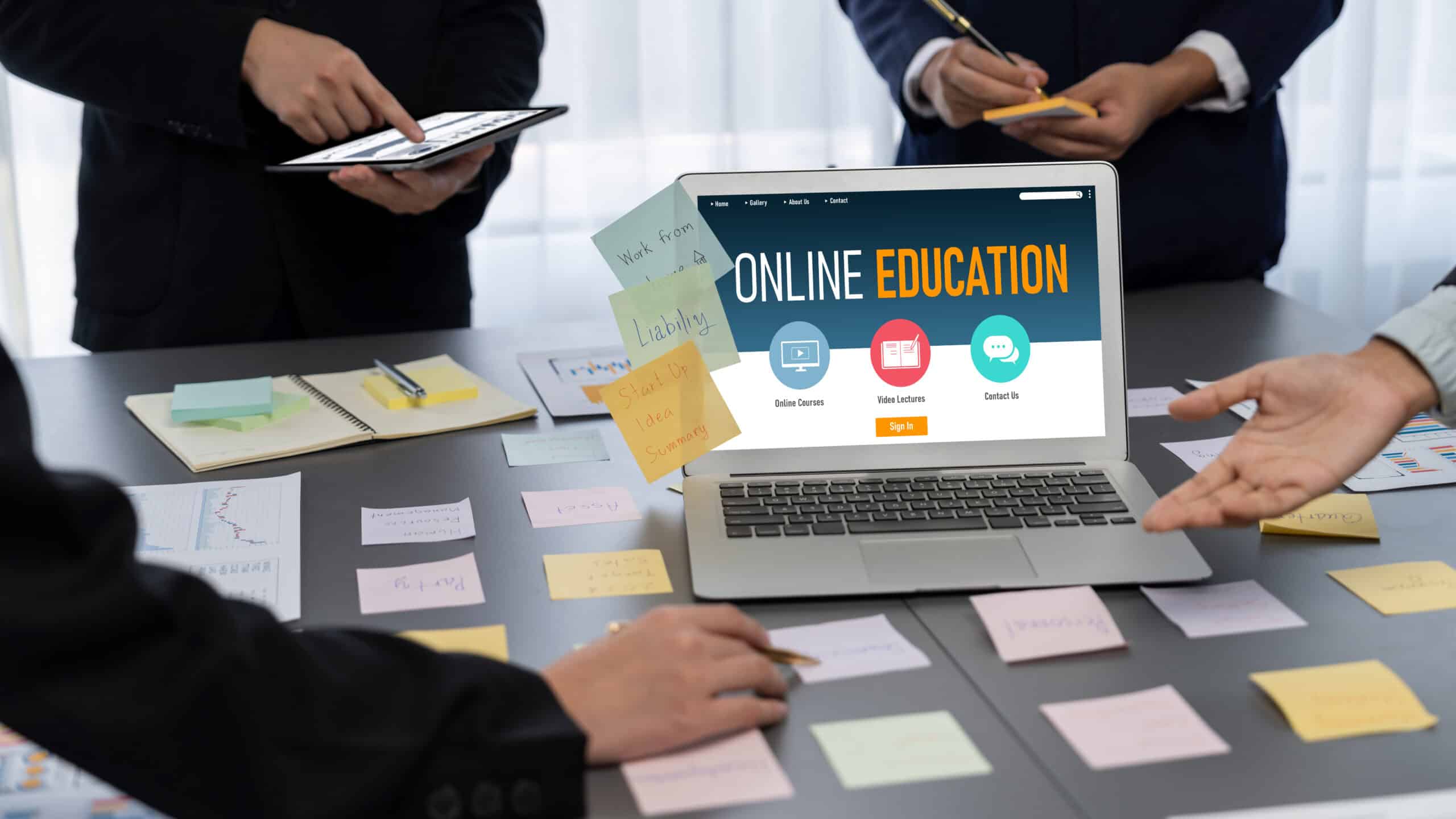 انشاء منصات تعليم الكتروني